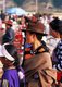 China: Young Tibetan women in the market near the Labrang Monastery, Xiahe, Gansu Province